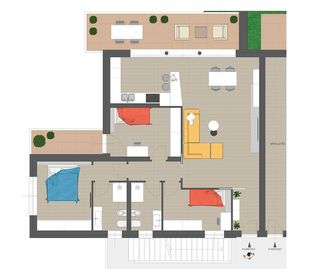 GFA Immobiliare | Residenza Camilla - Piano Terra Sud